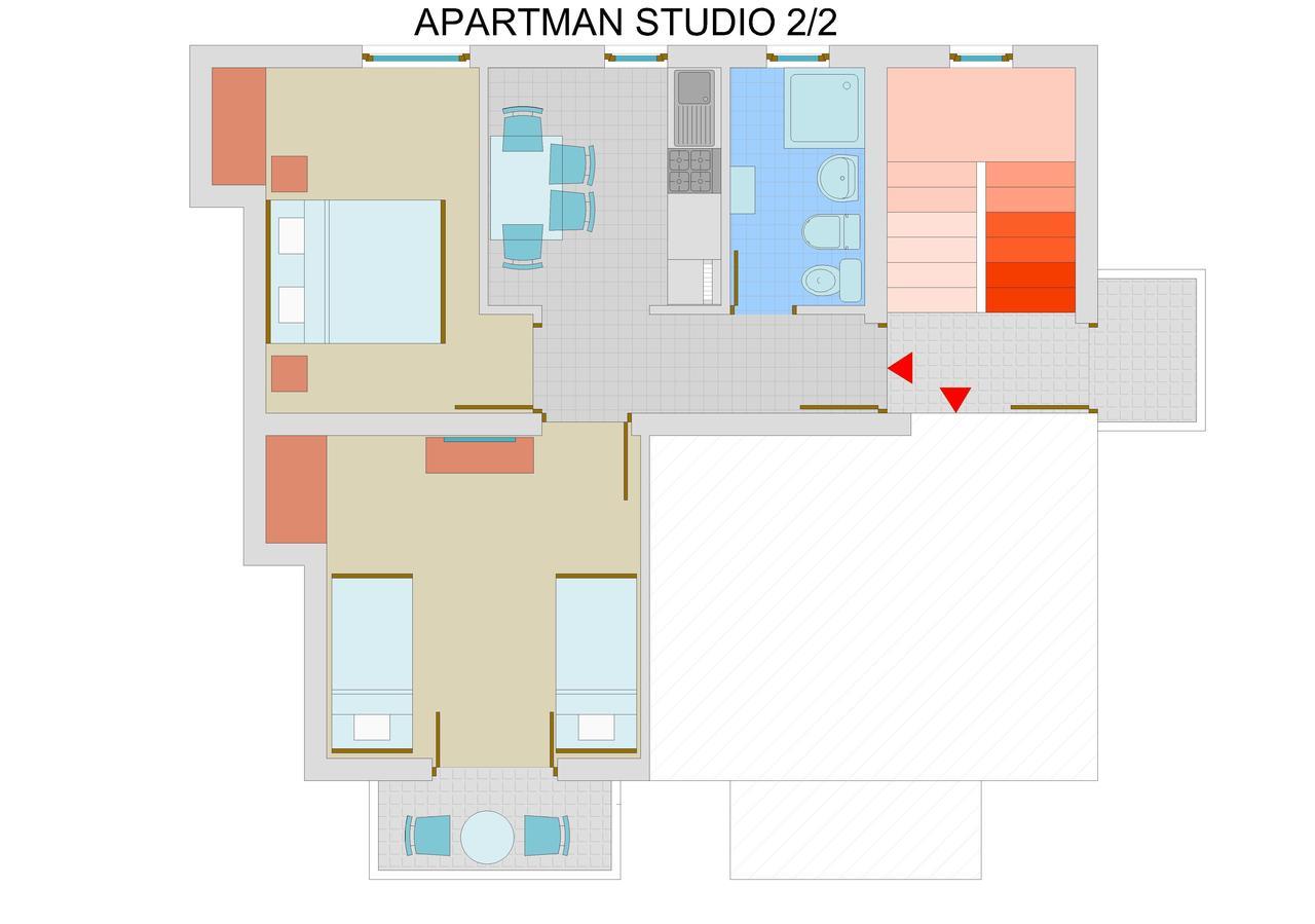 Apartments J&R Babara Biograd Na Moru Buitenkant foto